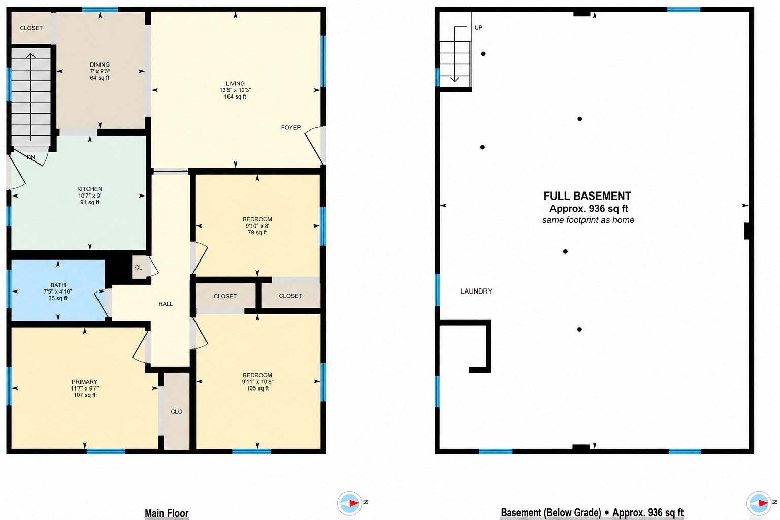 Floor plan for 1709 Freeman